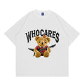 WhoCares Rock N Roll Bear Tee (White)