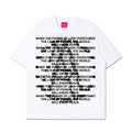 Against Lab Quote Bleed Tee (White)