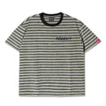 Against Lab Chainstitch Stripe Tee (Grey)