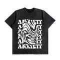 Anxiety Loop Oversized Washed T-Shirt (Preorder)