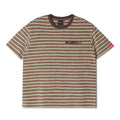 Against Lab Chainstitch Stripe Tee (Brown)