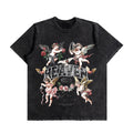 Heaven Roses Oversized Washed T-Shirt (Preorder)