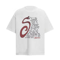 Archive Lab Snake Graphic Oversized T-Shirt (White)