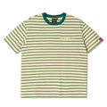 Against Lab Chainstitch Stripe Tee (Yellow)