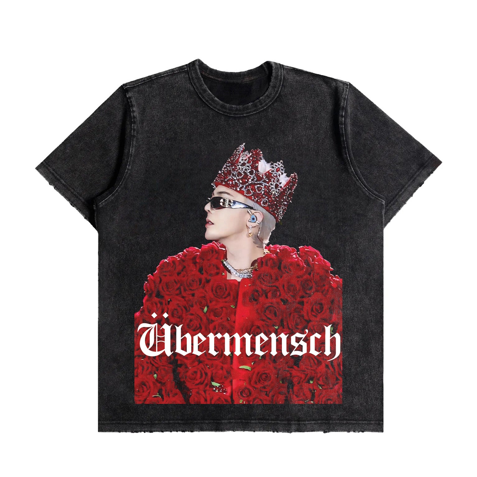 G-Dragon Übermensch Oversized Washed T-Shirt – Double 7 Official