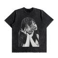 Split Vision Oversized Washed T-Shirt (Preorder)