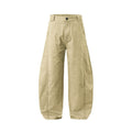 Inflation Wide-Fit Baggy Curved Washed Pants