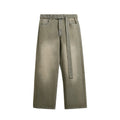 Inflation Retro Washed Belted Jeans