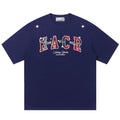 Harsh and Cruel Energetic Embroidered Plaid T-Shirt