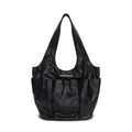 Matin Kim Double Pocket Wrinkle Tote Bag (Black)