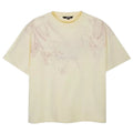 Iconslab Floral Embroidered Sorona T-Shirt