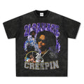 21 Savage Creepin Oversized Washed T-Shirt