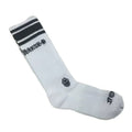 Chrome Hearts Contrast Stripe Unisex Long Socks (Black White)