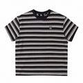 Iconslab Contrast Stripe Embroidered Logo T-Shirt