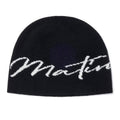 Matin Kim Classic Logo Knitted Beanie (Black)