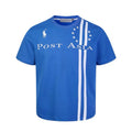 Made Extreme “Post Asia” Stripe Printed T-Shirt (Blue)