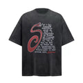 Archive Lab Snake Graphic Oversized T-Shirt (Black)