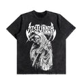 Disturbia Reaper Oversized Washed T-Shirt (Preorder)