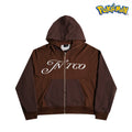 TNTCO Eevee Zipped Hoodie (Brown)