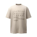 Archive Lab Handwritten Abstract Letter T-Shirt (Khaki)