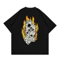 WhoCares Distressed Royal Flush Tee (Black)