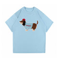 Lemanism Stitch Embroidered Casual T-Shirt (Preorder)