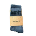 Carhartt Embroidered Unisex Long Socks (Blue Grey)