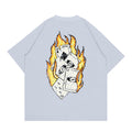 WhoCares Distressed Royal Flush Tee (Grey)