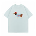 Lemanism Stitch Embroidered Casual T-Shirt (Preorder)