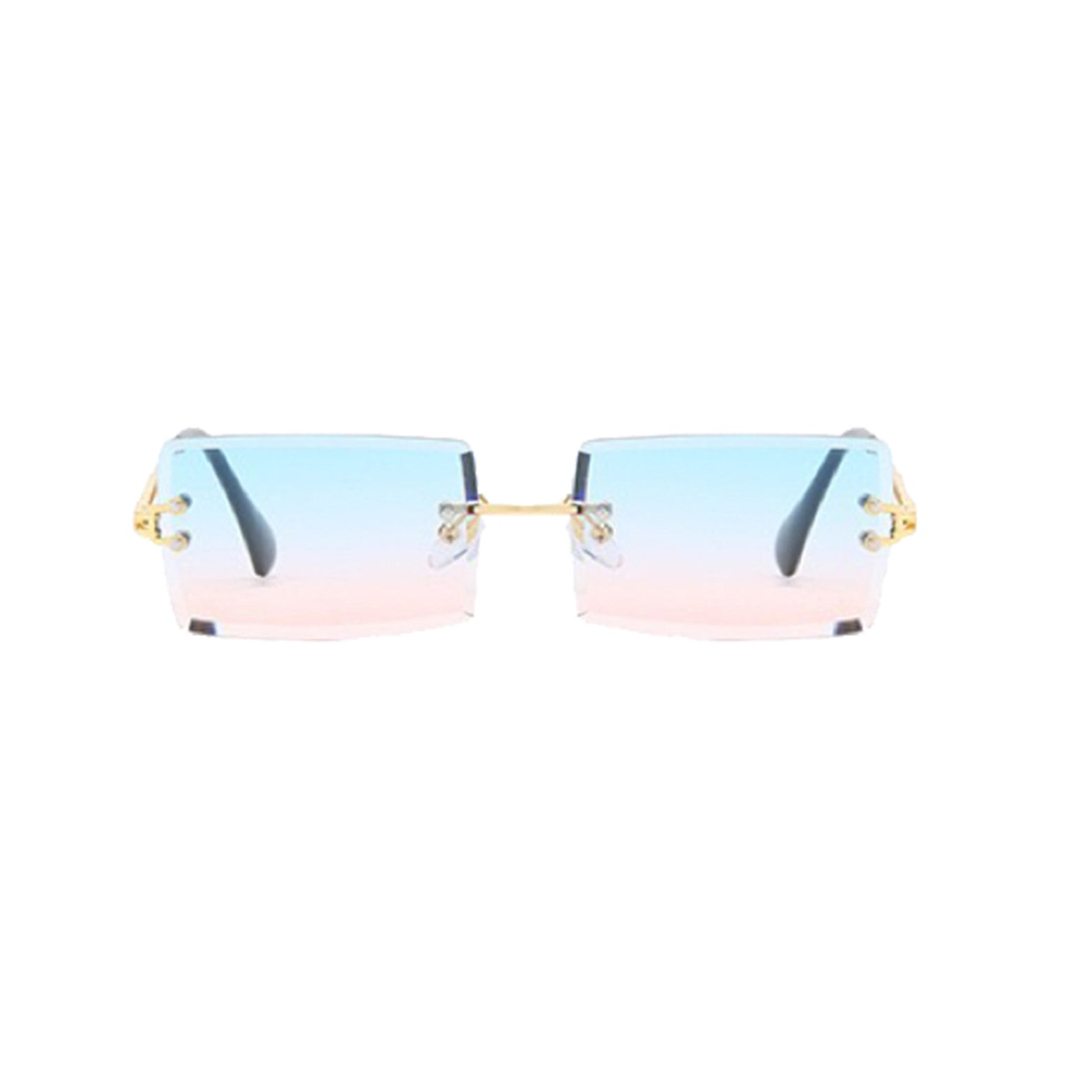 Frameless Retro Sunglasses