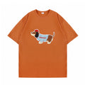 Lemanism Stitch Embroidered Casual T-Shirt (Preorder)