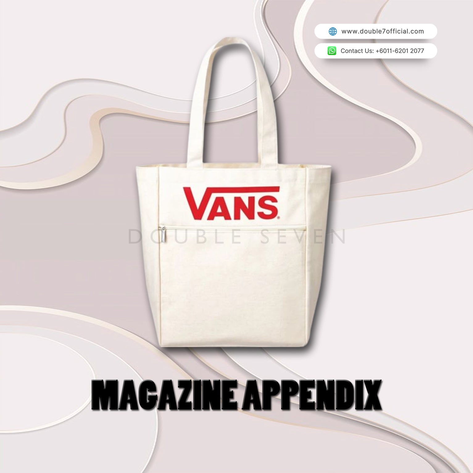 Vans Canvas Tote Bag Vans Tote Bag