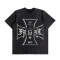 Crossfront Oversized Washed T-Shirt (Preorder)