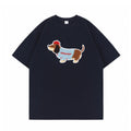Lemanism Stitch Embroidered Casual T-Shirt (Preorder)