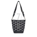 MLB Big Classic Monogram Jacquard New White Bucket Bag New York Yankees (Preorder)