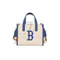 MLB Basic Big Logo Canvas S-Tote Bag Boston Red Sox (Preorder)
