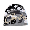 Cortis Retro Camo Letter Knit Beanie