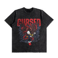 Cursed Eagle Oversized Washed T-Shirt (Preorder)