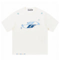 Harsh & Cruel Futuristic Gradient Logo Oversized T-Shirt