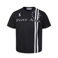 Made Extreme “Post Asia” Stripe Printed T-Shirt (Black)