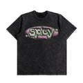 Bubble Spicy Oversized Washed T-Shirt (Preorder)