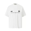 Crown & Flame Text Printed T-Shirt