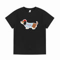 Lemanism Fitted Stitch Embroidered Casual T-Shirt (Preorder)