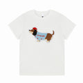 Lemanism Fitted Stitch Embroidered Casual T-Shirt (Preorder)