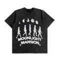 Moonlight Mansion Oversized Washed T-Shirt (Preorder)