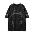 Bemcsho Tribal Spine Printed T-Shirt