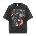 Flame Rebirth Oversized Washed Tee (Preorder)