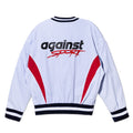 Against Lab Sport Stripe Top (White)