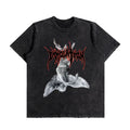 Backward Angel Oversized Washed T-Shirt
