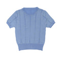Double Muse Pearl Detail Ice Silk Knit Tee